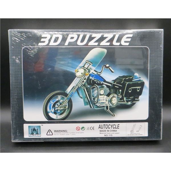 New 3D Motorcycle Puzzle 113 Pieces