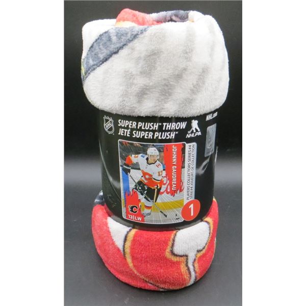 New Calgary Flames Johnny Gaudreau 46" x 60" Plush Throw