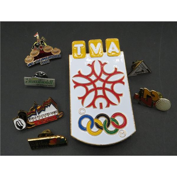 Lot Of 7 Various Collector Pins