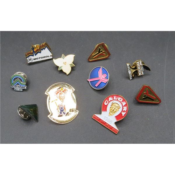 Lot Of 10 Various Collector Pins