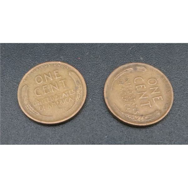 2x USA Pennies 1935
