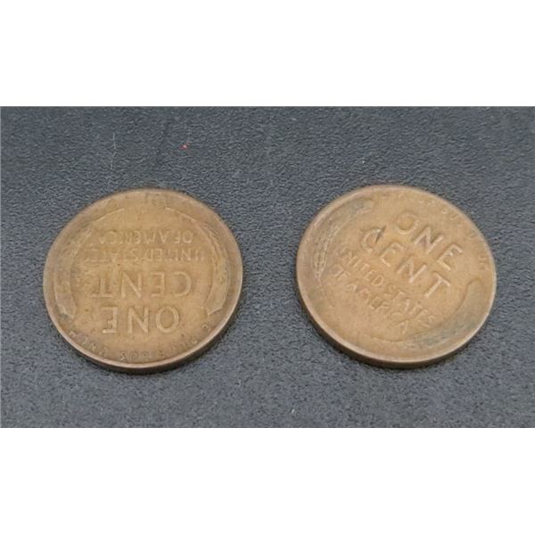 2x USA Pennies 1939S