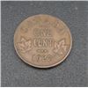 Image 1 : 1927 Canadian Penny One Cent Coin