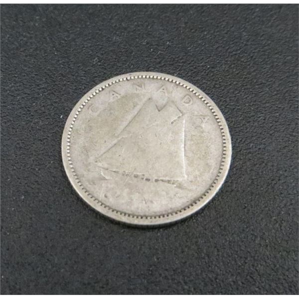 Canadian Silver Dime Date Unknown