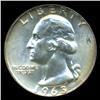 Image 1 : 1963 Washington 25c Quarter Coin Graded MS67 (COI-5373)