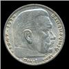 1938D Nazi Germany 5 Mark Silver Coin AU+ (COI-5659)
