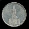 1935A Nazi Germany 5 Mark Silver Coin AU+ Type 1 (COI-5667)