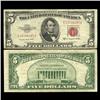 Image 1 : 1953B $5 US Note AU+ Scarce (CUR-05970)