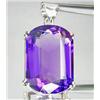 64.35ct Sterling Oval Pendant Purple Amethyst (JEW-1632)