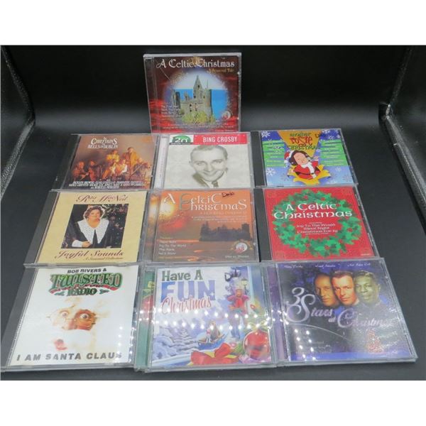 Lot of 10 Various Christmas CD's