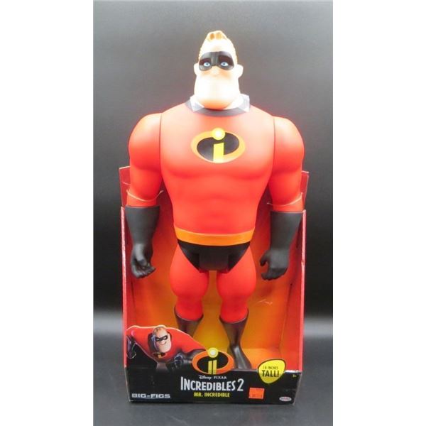 New Jakks Pacific Disney Pixar Incredibles 2 Mr Incredible 18" Jumbo Action Figure