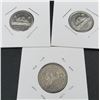 Image 1 : 3x Canadian Nickels 1963