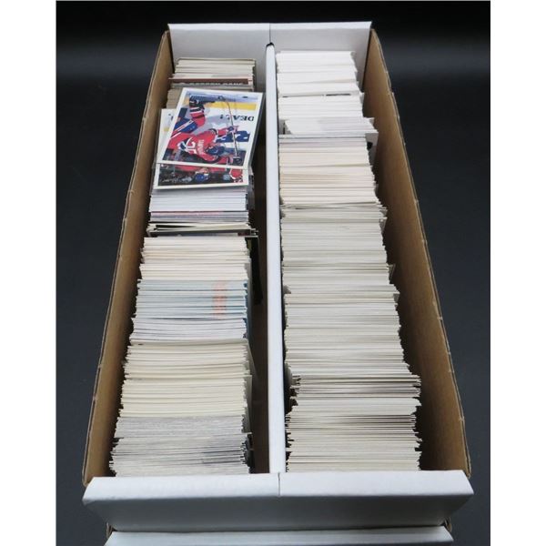 1600 Count Box Of Donated Hockey Cards Various Years, Teams & Players