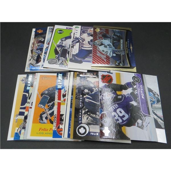 25 Felix Potvin Hockey Cards From Various Sets
