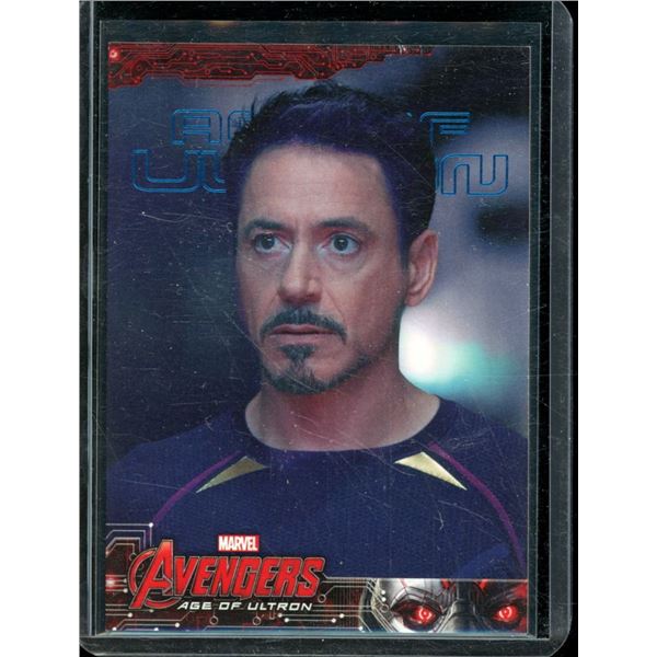 2015 Upper Deck Avengers Age of Ultron Blue #19 Tony Stark 197/199