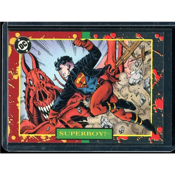 1993 SkyBox DC Bloodlines Promos #P4 Superboy!