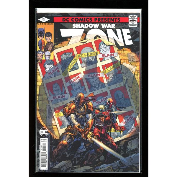 DC Shadow War Zone #1 Retro Cover