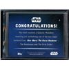 Image 2 : 2016 Topps Star Wars The Force Awakens Series Two Medallions Gold #1 Kylo Ren 274/299