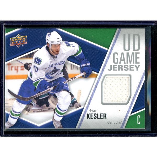 2011-12 Upper Deck Game Jerseys #GJRK Ryan Kesler