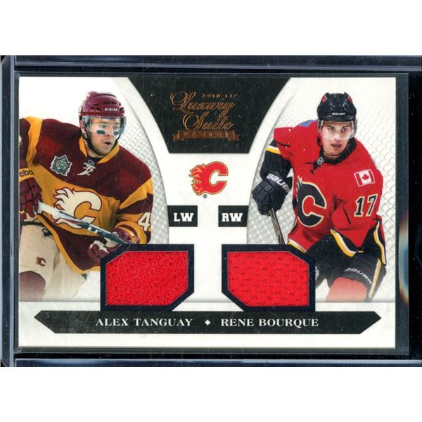 2010-11 Luxury Suite #79 Rene Bourque JSY/Alex Tanguay JSY 207/599