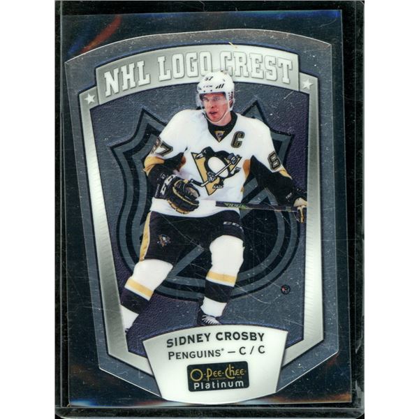 2016-17 O-Pee-Chee Platinum NHL Logo Crest Die Cuts #NHLLD10 Sidney Crosby