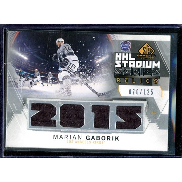 2015-16 SP Game Used Stadium Series Relics #LAMG Marian Gaborik 70/125