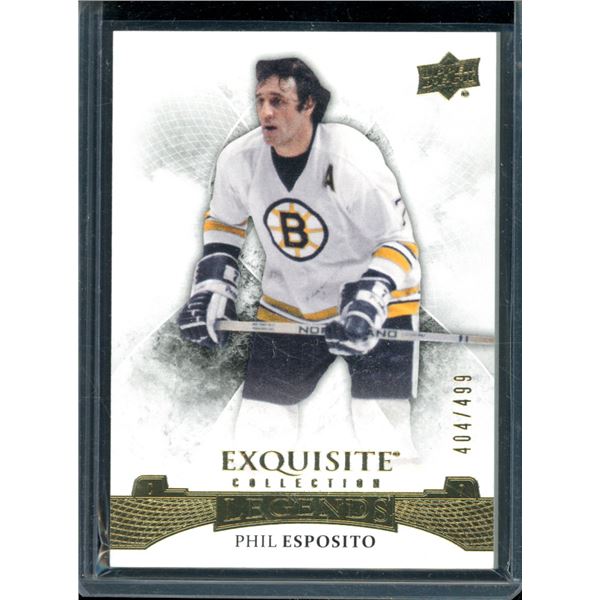 2015-16 Exquisite Collection #41 Phil Esposito 404/499