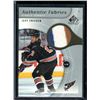 Image 1 : 2005-06 SP Game Used Authentic Fabrics #AFJF Jeff Friesen 3 Colour Swatch