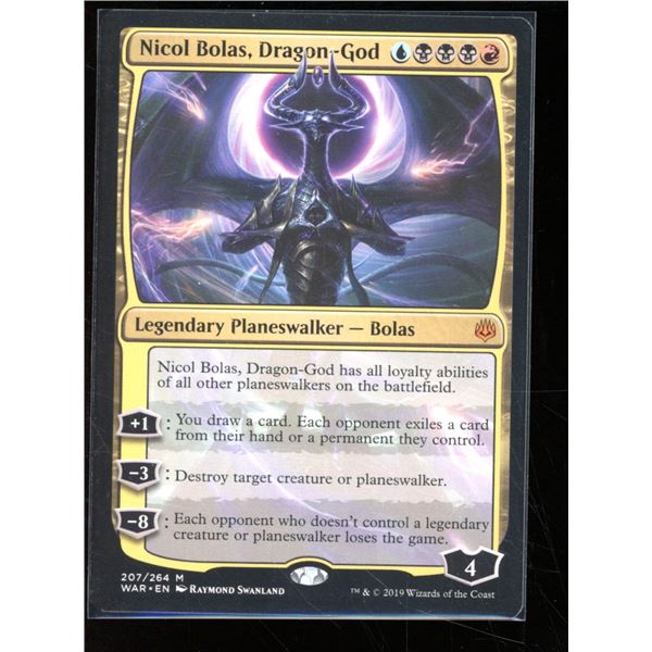 Magic the Gathering Nicol Bolas, Dragon-God War of the Spark