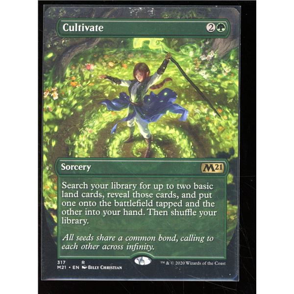 Magic the Gathering Cultivate Alternate Art Core Set 2021