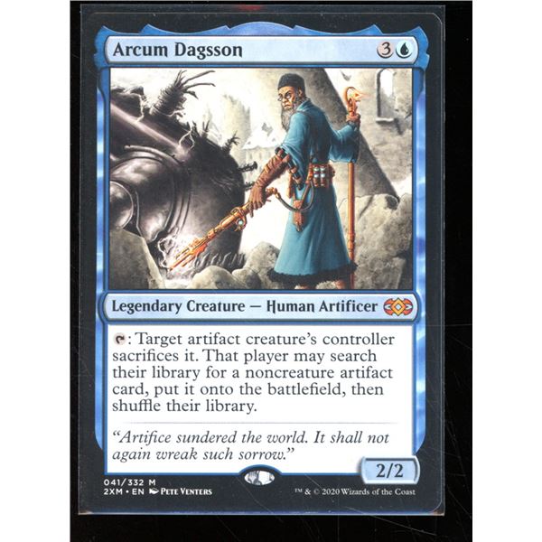Magic the Gathering Arcum Dagsson Double Masters