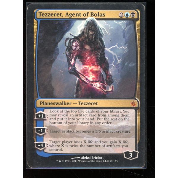 Magic the Gathering Tezzeret, Agent of Bolas Mirrodin Besieged