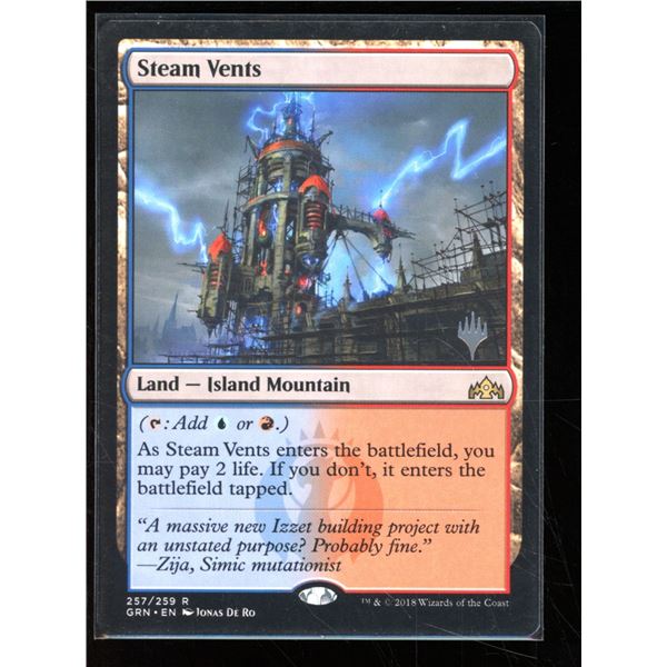 Magic the Gathering Steam Vents Guilds of Ravnica