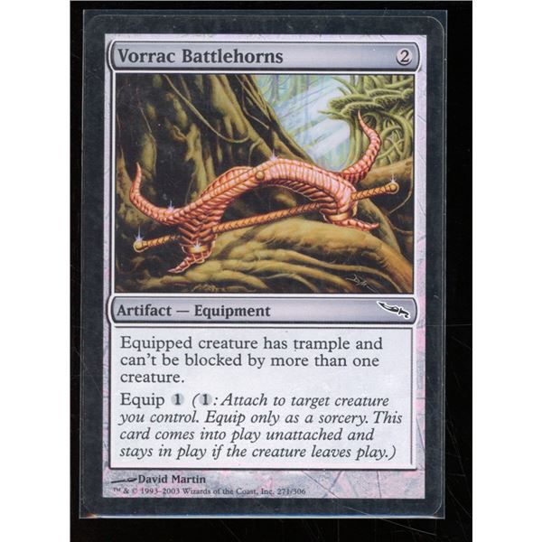 Magic the Gathering Vorrac Battlehorns FOIL Mirrodin