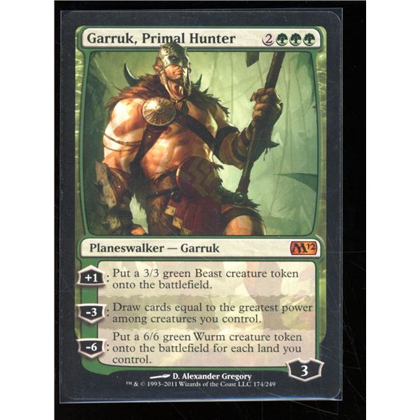 Magic the Gathering Garruk, Primal Hunter Magic 2012