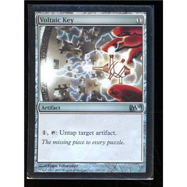 Magic the Gathering Voltaic Key FOIL Magic 2011 BV $60