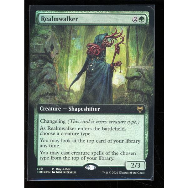 Magic the Gathering Realmwalker FOIL Extended Art Kaldheim