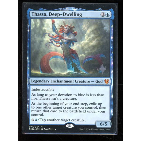 Magic the Gathering Thassa, Deep-Dwelling FOIL Theros Beyond Death BV $50