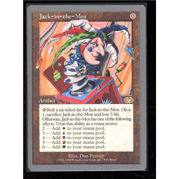 Magic the Gathering Jack-in-the-Mox Unglued