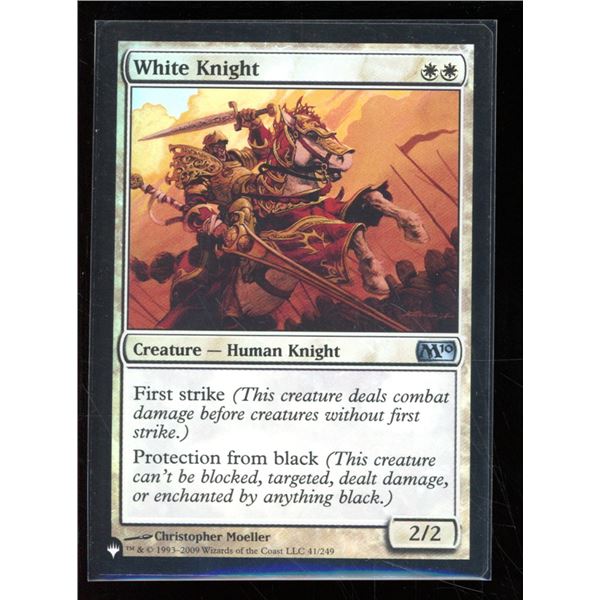 Magic the Gathering White Knight FOIL The List