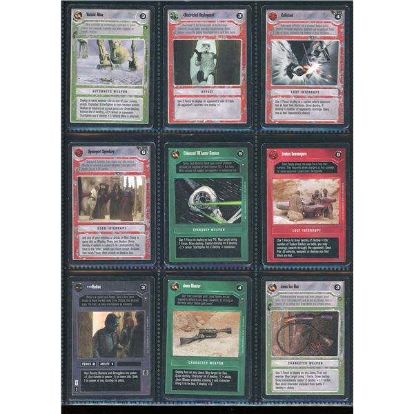 Lot of 18 Various Star Wars TCG Collector Cards