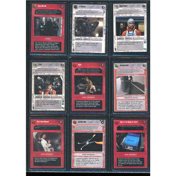 Lot of 18 Various Star Wars TCG Collector Cards