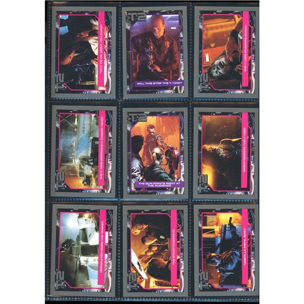 Lot Of 9 Various Terminator 2 Collector Cards