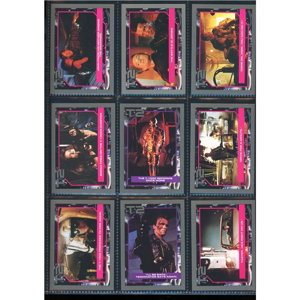 Lot Of 9 Various Terminator 2 Collector Cards