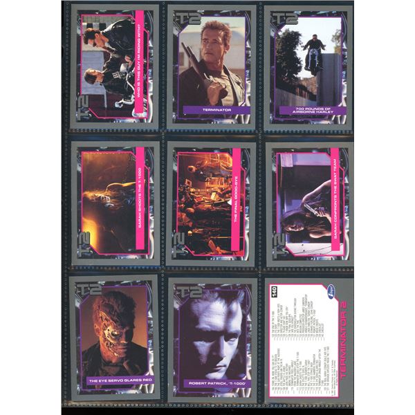 Lot Of 9 Various Terminator 2 Collector Cards