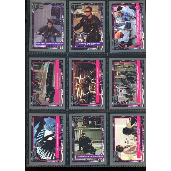Lot Of 9 Various Terminator 2 Collector Cards