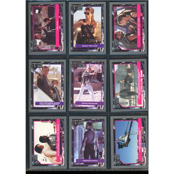 Lot Of 9 Various Terminator 2 Collector Cards