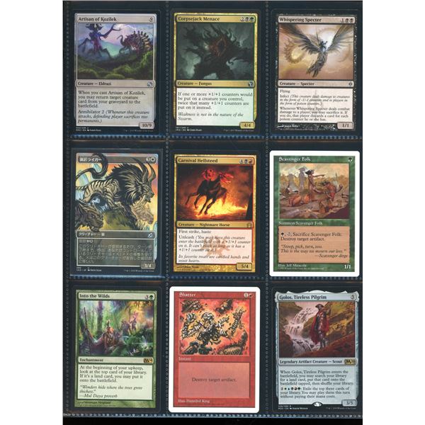 Lot Of 9 Various Magic The Gathering Cards Various Sets & Colors