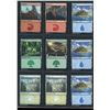 Image 1 : Lot Of 9 Various Magic The Gathering FOIL Lands