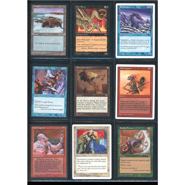 Lot Of 9 Various Magic The Gathering Cards Various Sets & Colors
